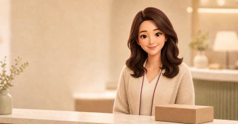 잘못 산 물건 교환하기 상황 일러스트